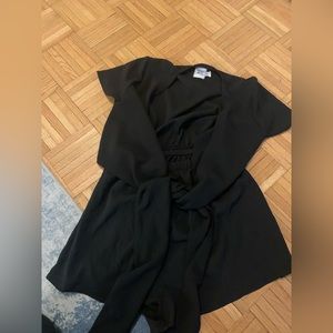 Never worn Princess Polly front tie romper